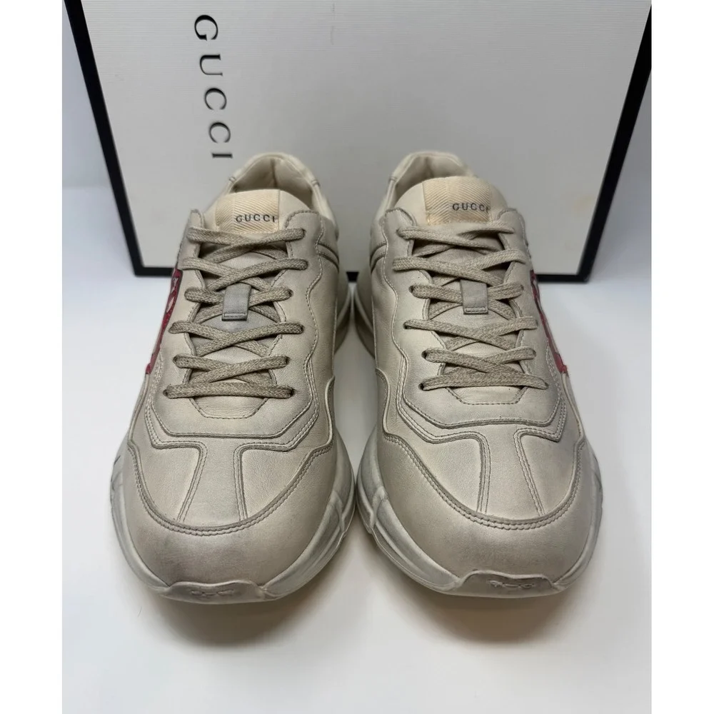 Gucci Rhyton Lips Leather Sneaker Size 9 US 8 Gucci